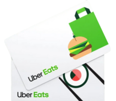 Uber Eats Voucher - Transparent Background